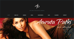 Desktop Screenshot of amrutapatki.in