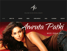 Tablet Screenshot of amrutapatki.in